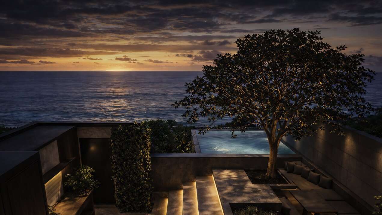 Penthouse roof terrace