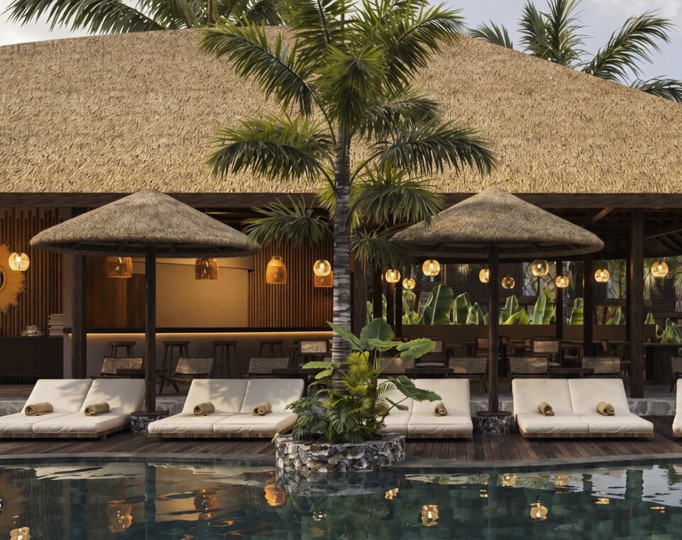 Pool and outdoor area