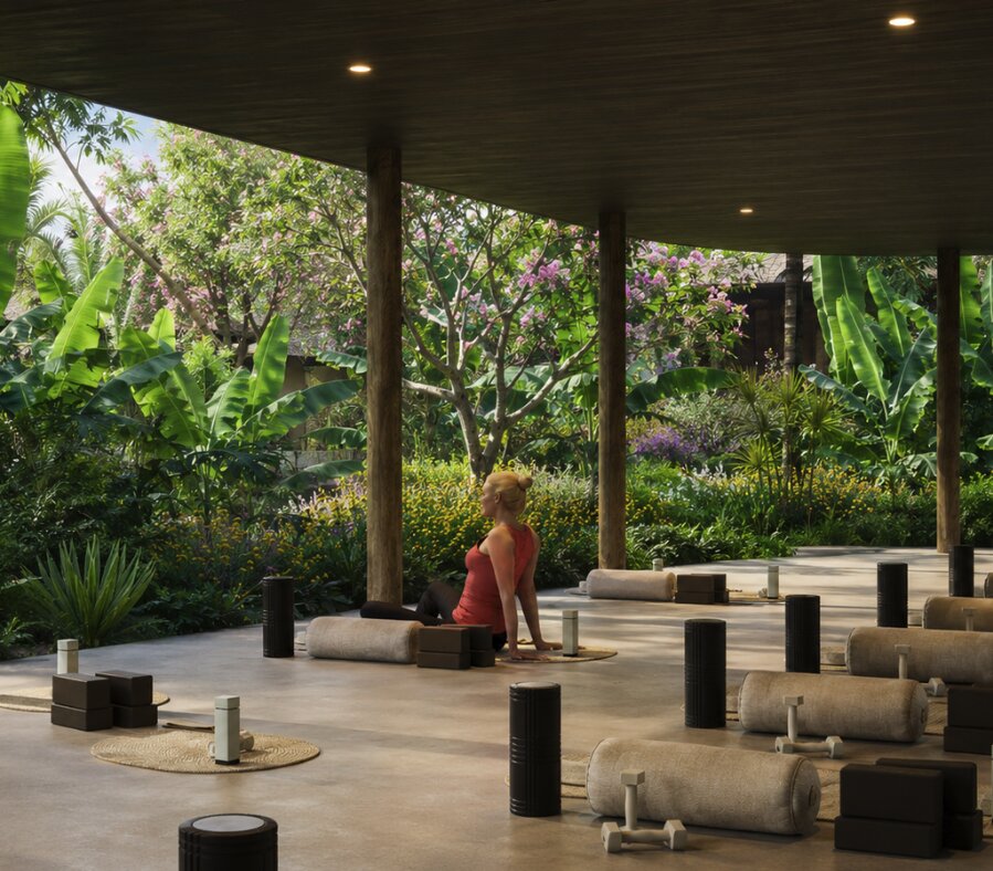 Yoga and wellness studio